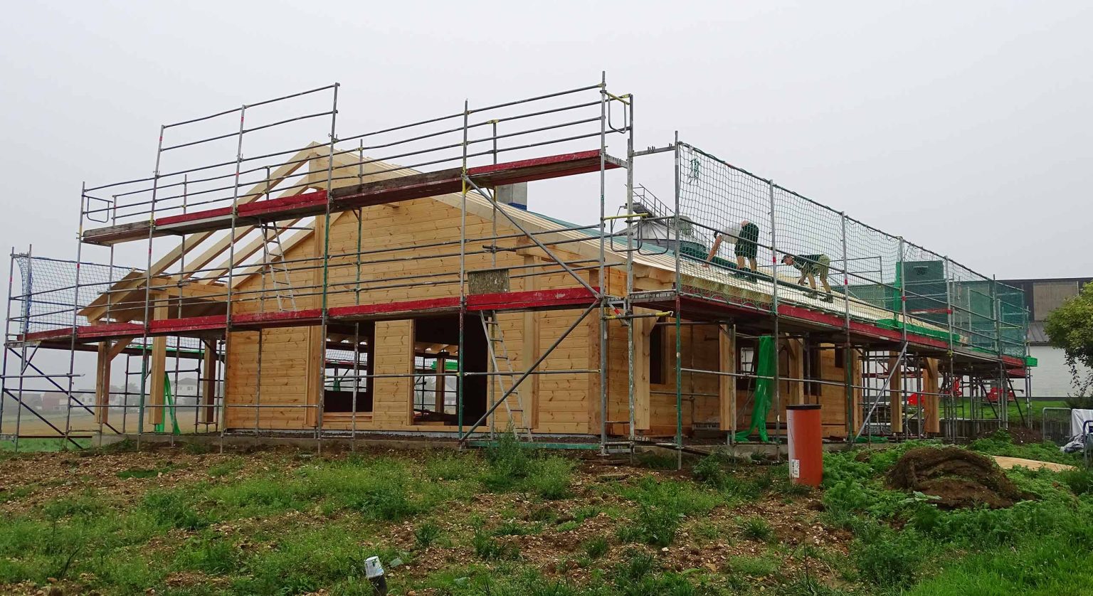 Fullwood Blockhaus NRW 09/2023 Baustelle